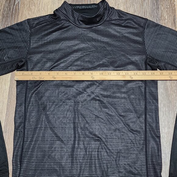 Nike Pro Combat Hyperwarm Black Compression Shirt Long Sleeve Men’s M - Picture 7 of 8